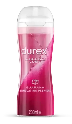 Durex 2 in 1 Stimulating Guarana Massage Lube (200ml)