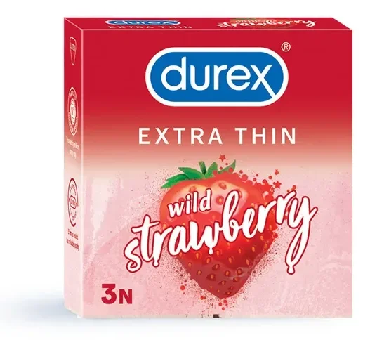 Durex Strawberry Flavoured