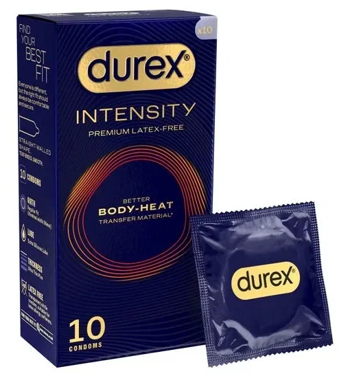 Durex Intensity Condoms Regular Fit 10 Pack