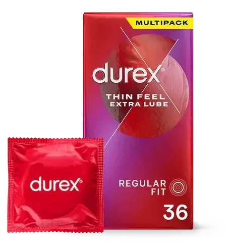 Durex Thin Feel Extra Lube Condoms 36 pack