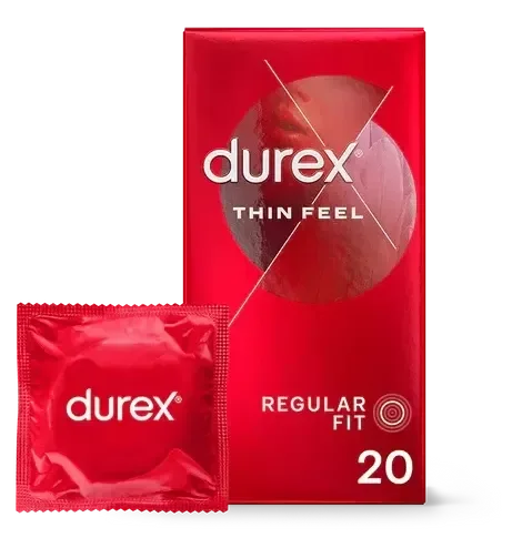 Durex Thin Feel Regular Condoms 20 pack