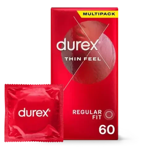 Durex Thin Feel Regular Condoms 60 pack