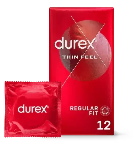 Durex Thin Feel Regular Condoms 12 pack
