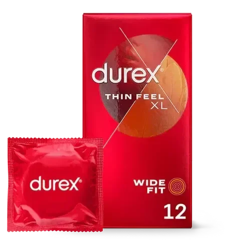 Durex Thin Feel Wide Fit Condoms 12 pack