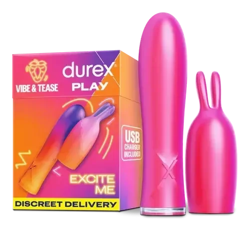 Durex Vibe & Tease 2 in 1 Vibrator and Teaser Tip