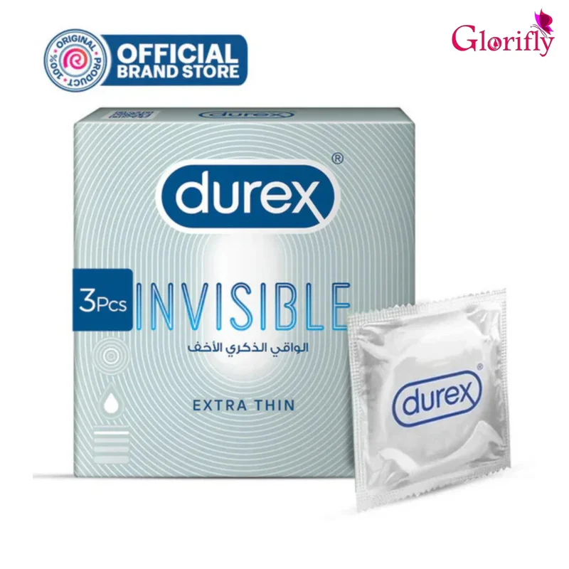 Pack of 3 - Durex Condom Invisible 3'S.