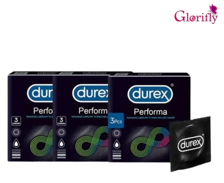 Pack of 3 Durex - Condoms 3S Performa.